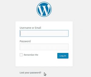 Reset WordPress admin password via email