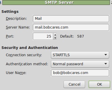 Email Error 551 - SMTP authentication in Thunderbird mail client