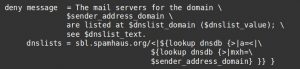 spam server ACL