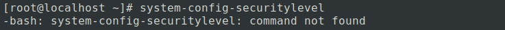 system-config-securitylevel