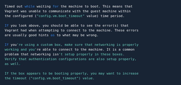 Vagrant ssh auth method private key.