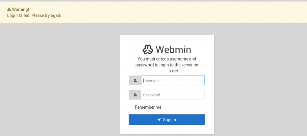 The Quick Way To Fix Webmin Login Failed Error Internet