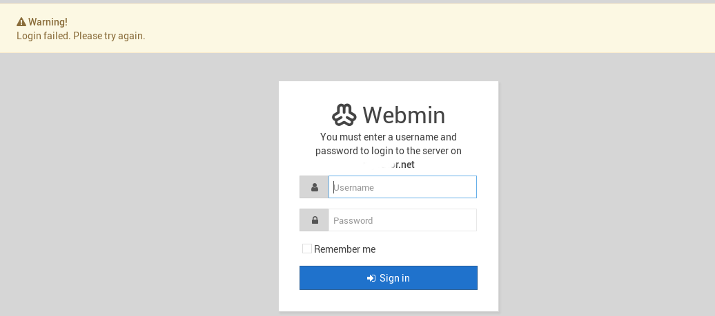 The Quick Way To Fix Webmin Login Failed Error