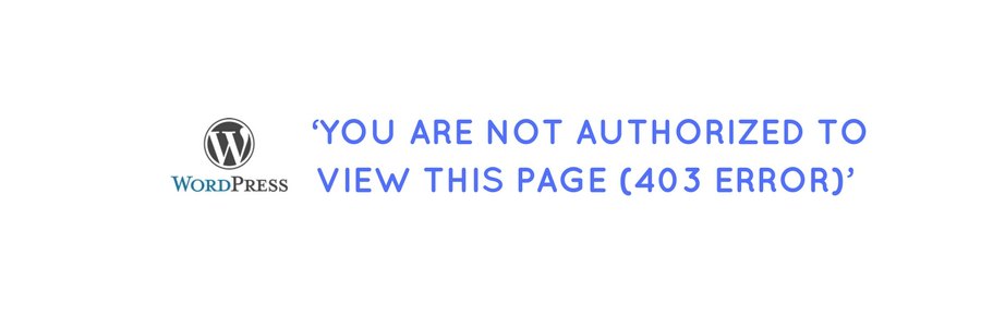 fix-you-are-not-authorized-to-view-this-page-403-error