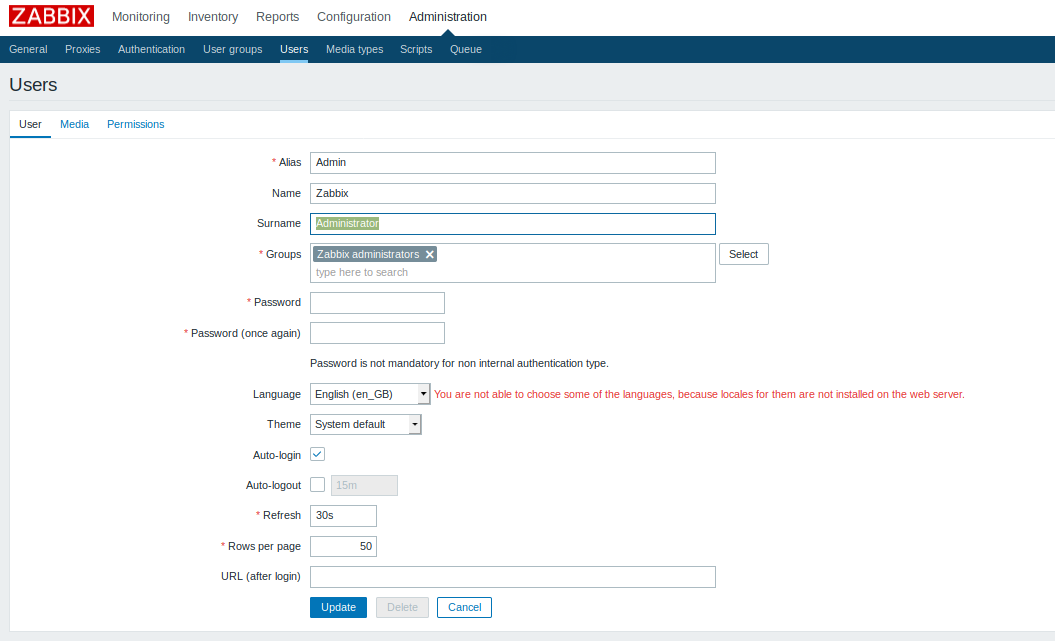 zabbix_password_reset